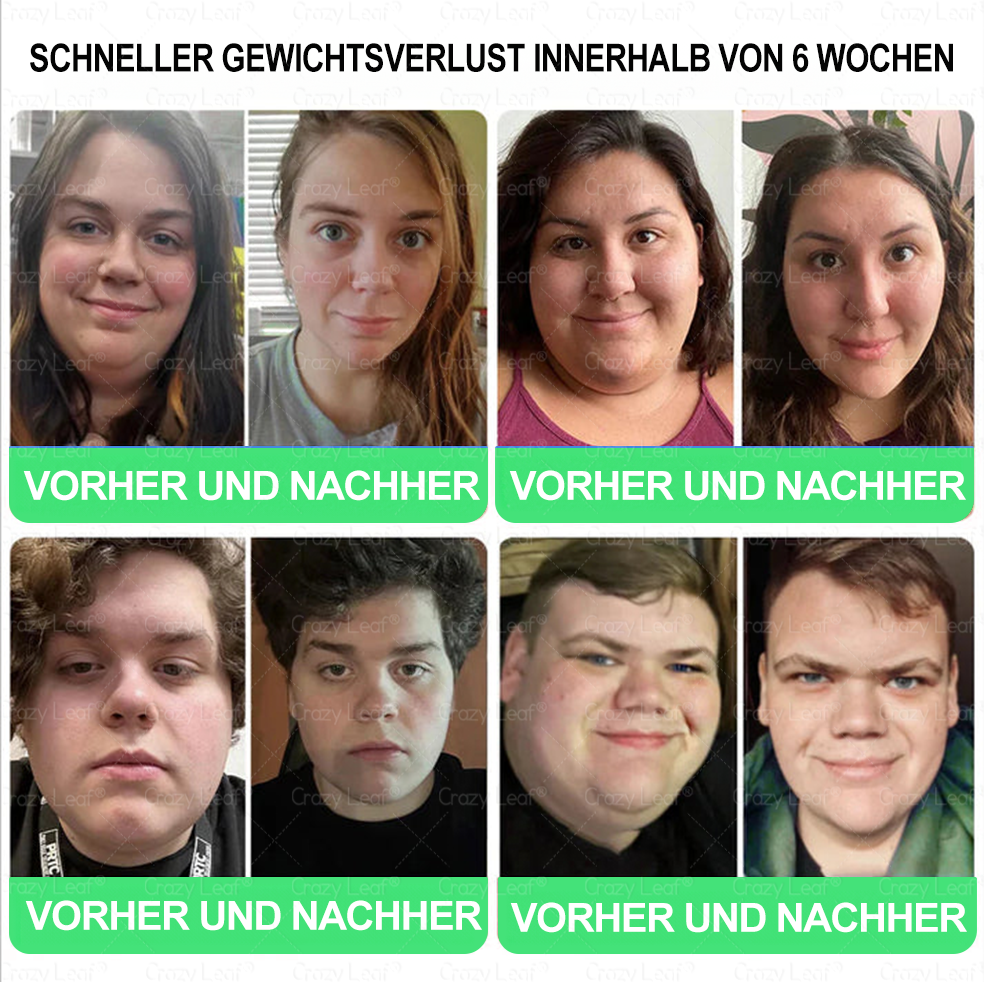 Nur noch 5 Packungen CrazyLeaf® übrig! 🎉 Wir bieten extra 50% Rabatt! Hol dir deinen Traumkörper – jetzt oder nächstes Jahr! ✨